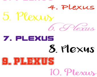Plexus Vinyl Decals, Water Bottle Decals, Car Window Vinyl Decals, Custom Vinyl Decals, Personalized Vinyl Decals, Plexus Strong Decals