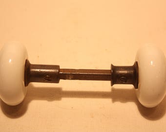 Vintage White Porcelain Door Knobs