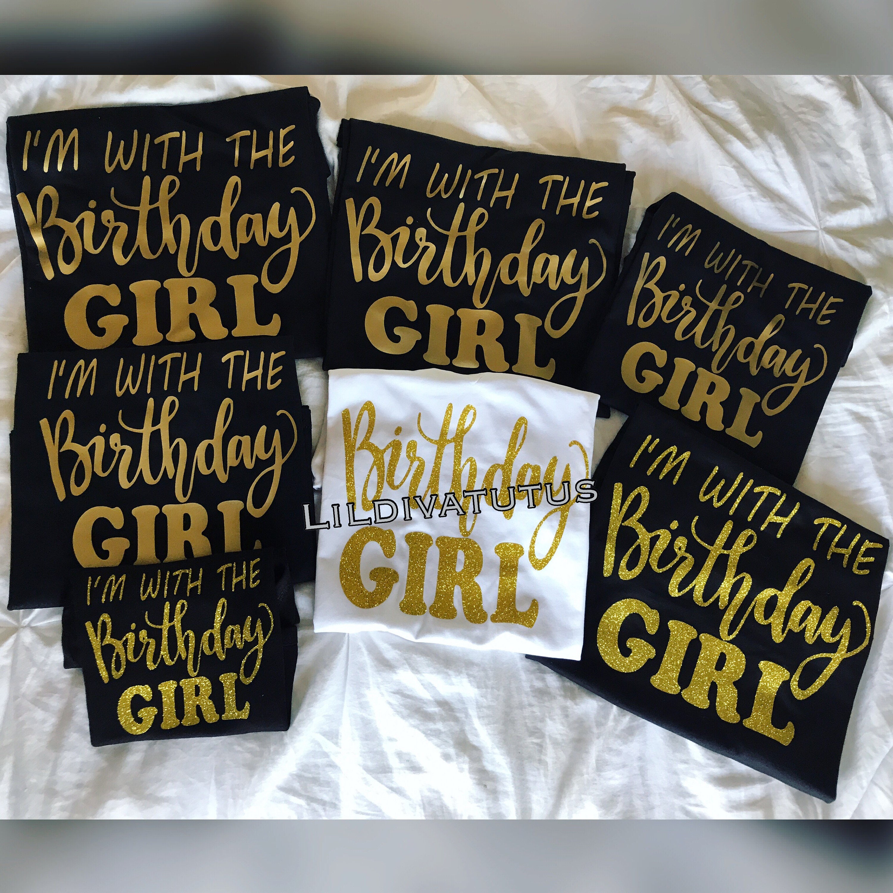 I'm with the birthday girl shirt / Birthday Squad shirts