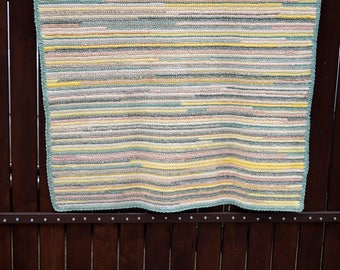Swedish Vintage floor rug floor runner Hand Crochet Floor Runner rag rug Scandinavian floor walkway Hand Crocheted Scandinavian handmade rug