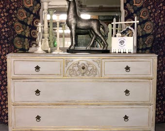 White Antique Dresser antique dresser | etsy White Antique Dresser antique dresser | etsy