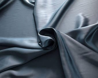 1712-188 - Crepe Satin silk 100%, width 135/140 cm, made in Italy, dry cleaning, weight 100 gr