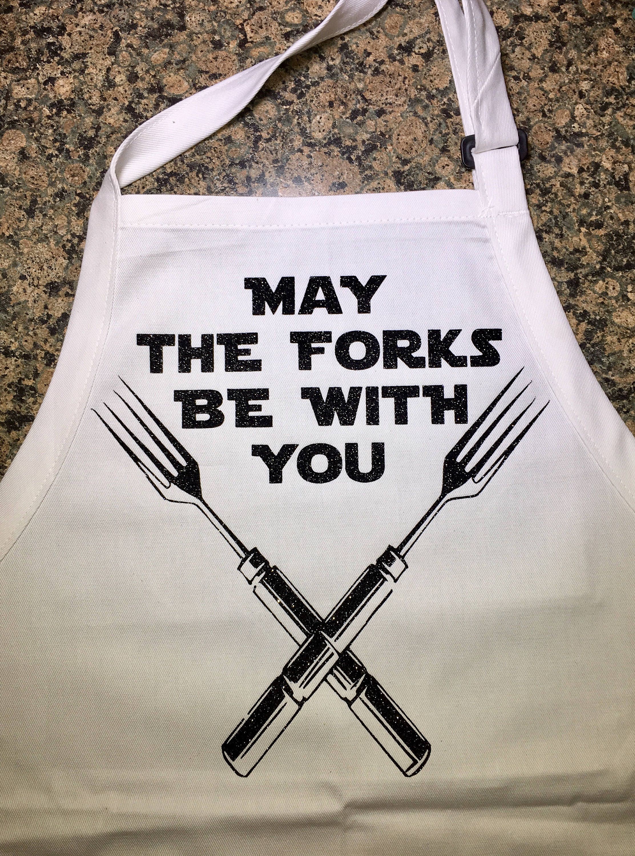 May the Forks be with You Apron