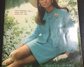 Montgomery Ward vintage clothing catalog catalogue spring summer 1968