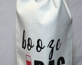 Booze Bag Wine Bag Bottle Bag