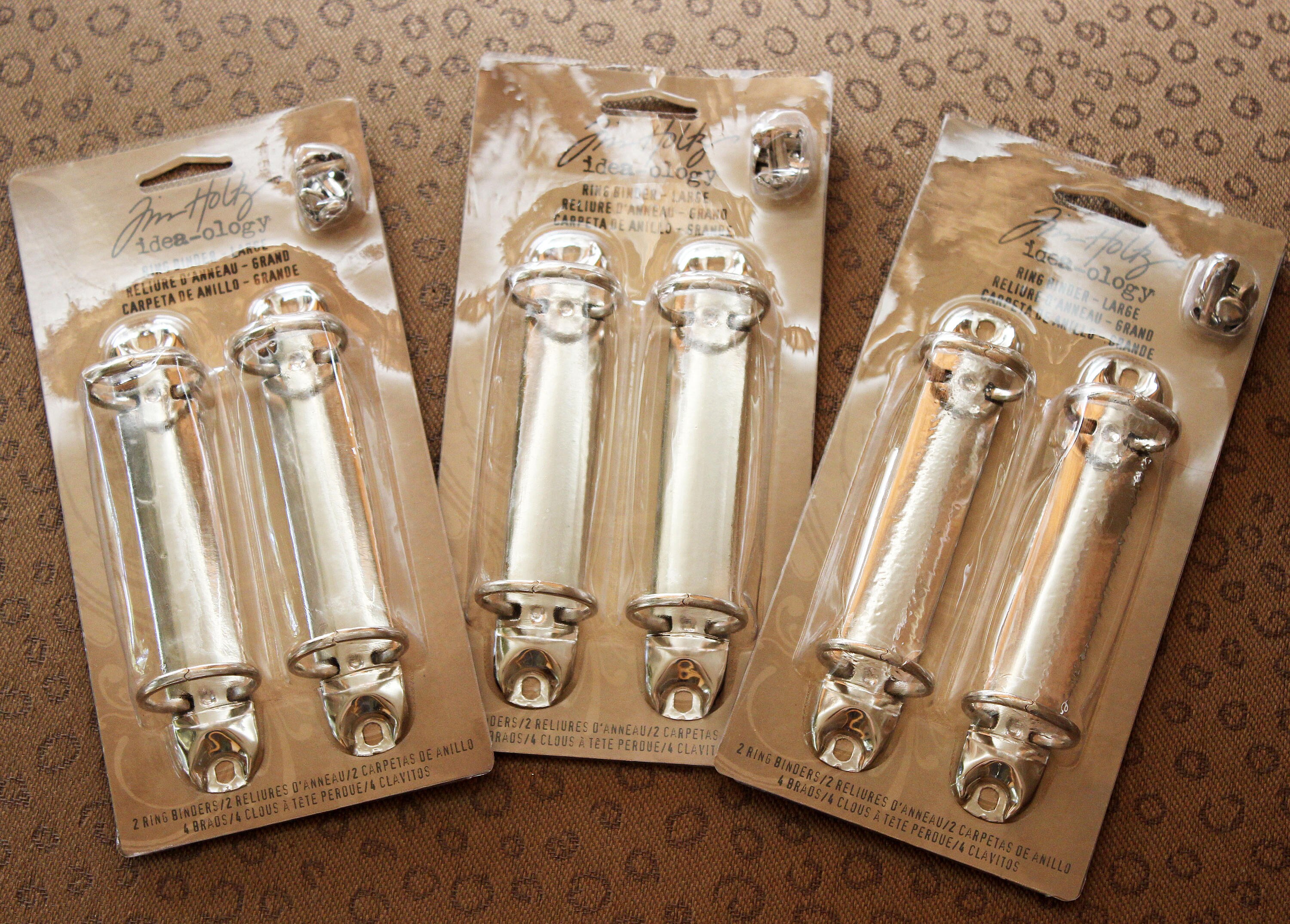 Tim Holtz Ideaology Ring Binder Large Two Per Package Use With Holtz