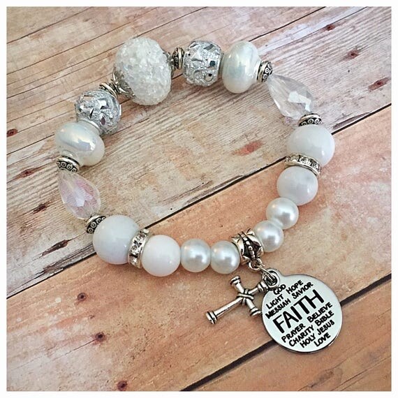 Faith Bracelet Christian Bracelet Religious Bracelet