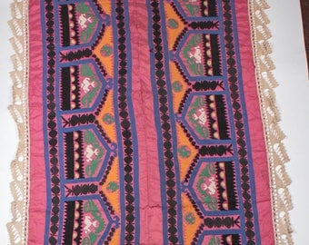 Embroidered Vintage Suzani, Uzbekistan
