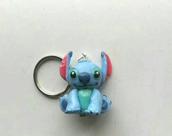 Disney Stitch Polymer Clay Necklace. 100% handmade, Lilo & Stitch