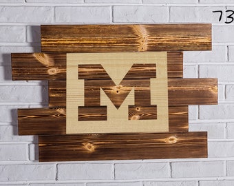 Michigan Wall Art michigan wolverines | etsy Michigan Wall Art michigan wolverines | etsy
