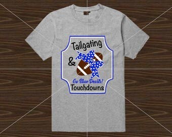 Duke Football SVG, Blue Devils, Bows, Cricut, Silhouette SVG