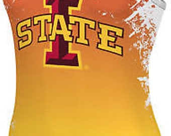 Serviette Caddy De Golf Iowa State University – 44x22 Pouces, Coton Blanc Brodé, 2 Logos