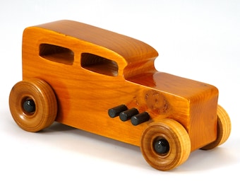 wooden drag cars