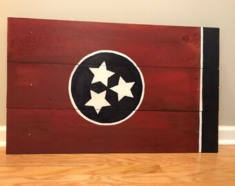 Tennessee Flag Circle only 2 choices Machine Embroidery