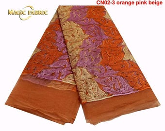 Classic Mixed Coloured Lace/ 5 yards lace