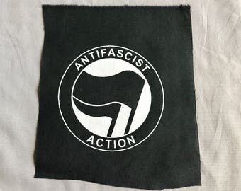 Antifascist Patch | Punk patch | Screen print | Patches for Jackets | Metal patch | Liberation Patch | Back Patch | Iron Front Patch
