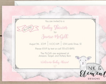 Lamb baby shower | Etsy
