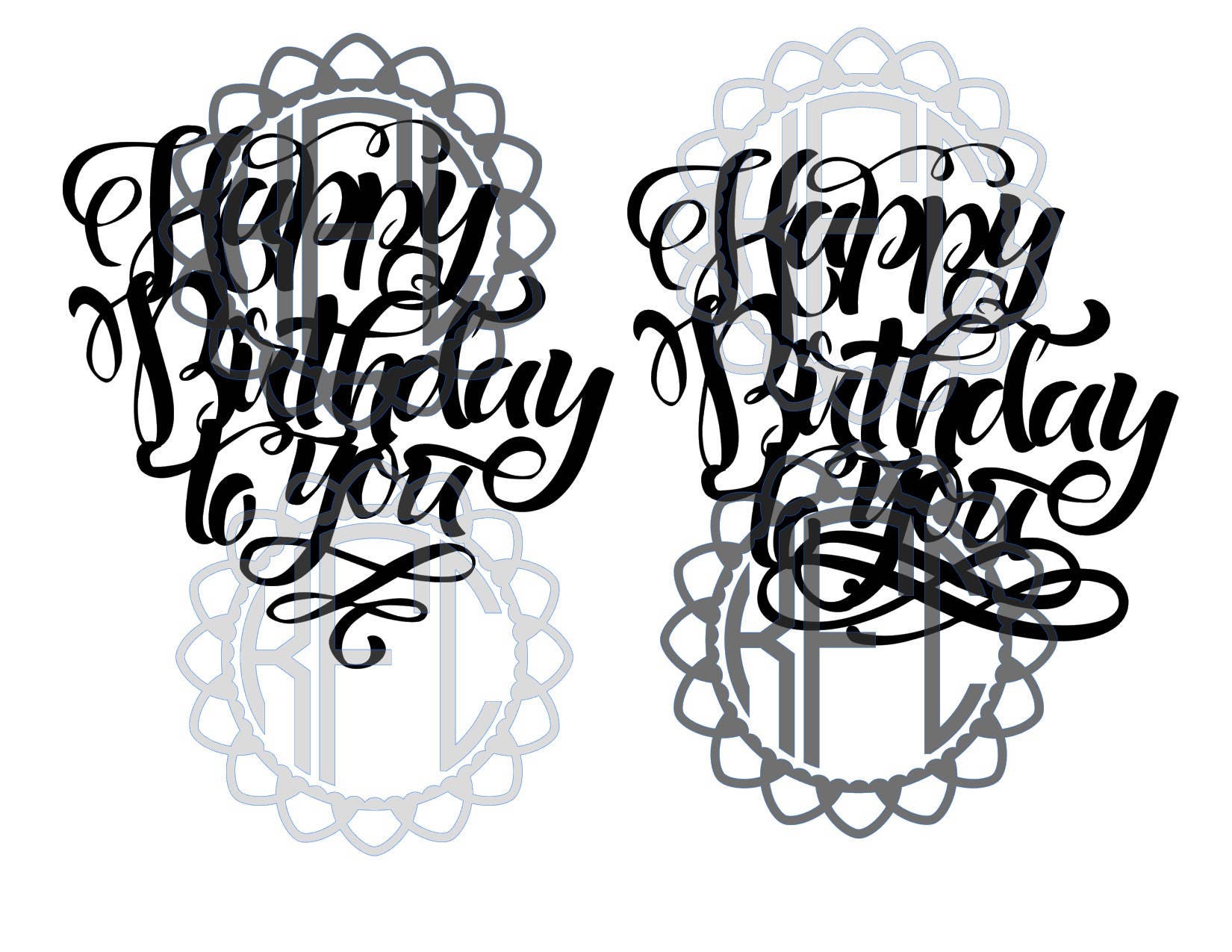 Download Happy Birthday sign best for cake topper PDF SVG EPS png ...