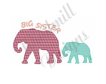Big Sister - Machine Embroidery Design