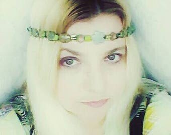 Fantazy crown with Aventurine and Unakite - promo