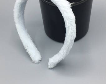 "Wig" fabric covered headband