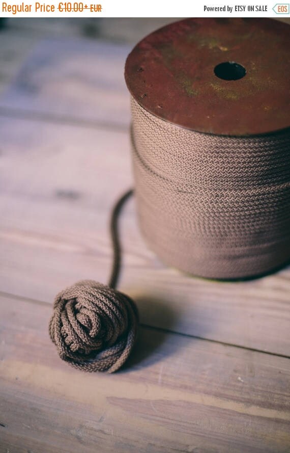 15 % OFF Coconut polyester rope- craft projects- knitting supplies- knitting yarn- crochet rope- DIY projects- DIY supplies- rope cord #37