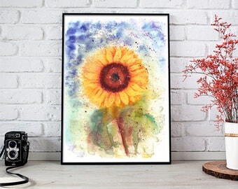 Sunflower Wall Art wall art sunflower | etsy Sunflower Wall Art wall art sunflower | etsy