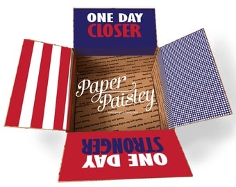 Care Package Sticker Kit - One Day Closer/Military Care Package/Deployment Care Package/Patriotic Care Package/Missionary Care Package/