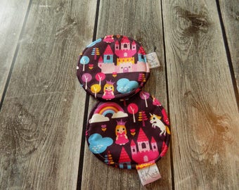 Washable nursing pads, Maternity, Reusable Breasts pads, Princess
