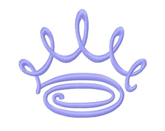 11 SIZES! Crown Embroidery Designs Monogram Designs Embroidery PES Digital Machine Embroidery - Instant Download