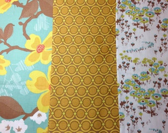 Set 3 MODERN MEADOW JOEL DEWBERRY PATCHWORK fabrics