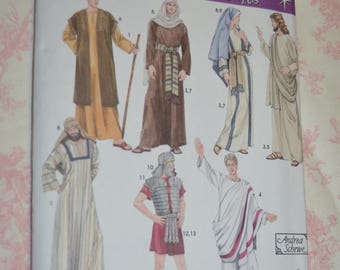 Simplicity 4213 Adult Biblical Nativity Costumes and Helmet in Three Sizes Costumes Sewing Pattern - UNCUT - Size XS S M L XL