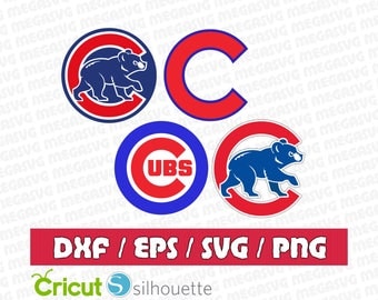 Chicago Cubs Svg Dxf Eps Png Cut File Pack