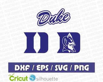Duke Blue Devils logo SVG - Vector Design in Svg Eps Dxf Jpeg Format INSTANT DOWNLOAD