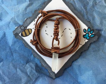 Jyn Erso Inspired Mini Kyber Crystal Necklace