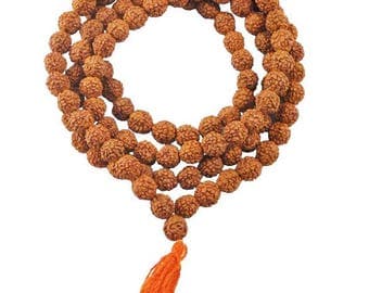 Original rudraksha mala 6mm, 109 beads