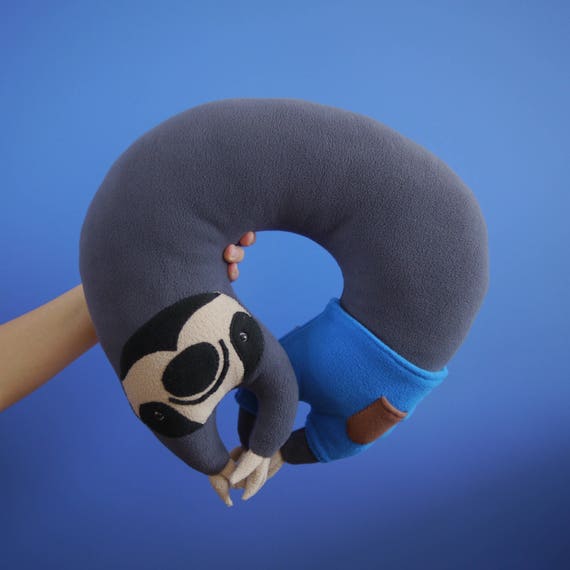 sloth backrest pillow