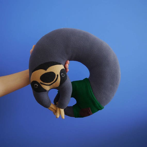 squishy sloth pillow