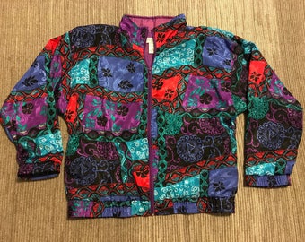 Vintage 90s Crazy Patch Windbreaker