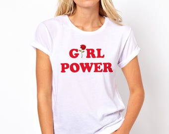 Girl power t shirt | Etsy