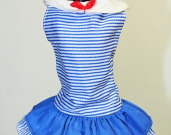 Yacht Club Barbie Doll Fashions Sailor Blue Dress & Hat