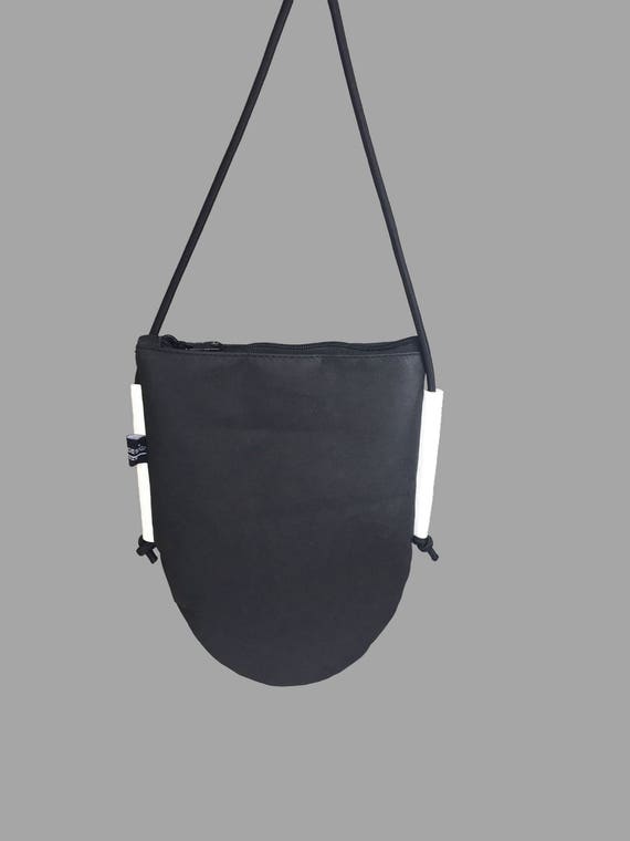 EGGBAG black handbag crossbodybag made of Jacron