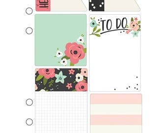Sticky notes a5, Bloom Sticky notes, Bloom Collection, Carpe Diem a5, Planner inserts a5, Planner post it, Bloom notepads, notepad, planners