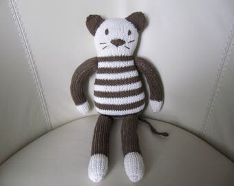 Brown and cream tabby cat Plushie
