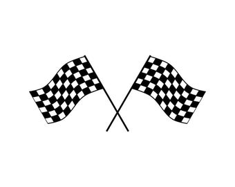 Download Checkered flag svg | Etsy