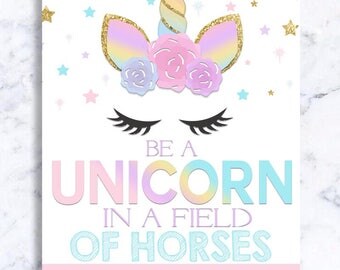 It is a graphic of Handy Be a Unicorn in a Field of Horses Free Printable This is a graphic of Handy Be a Unicorn in a Field of Horses Free Printable