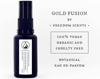 Gold Fusion - Organic, Vegan, Cruelty Free Botanical Eau de Parfum