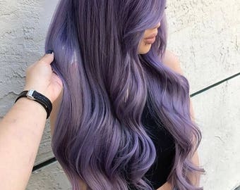 Purple Lace Front Wig