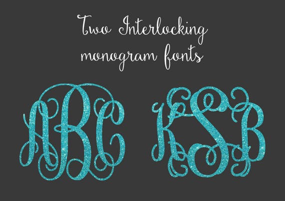 Download SVG Bundle Interlocking Vine Monogram Monogram Bundle SVG