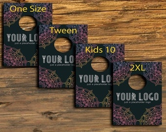 Fashion Consultant Hanger Tags, Rack Size Hanging Dividers, Clothing Sizing Divider for Clothes Racks,Instant Download, Mandala